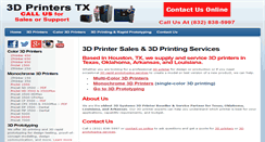 Desktop Screenshot of 3dprintertx.com